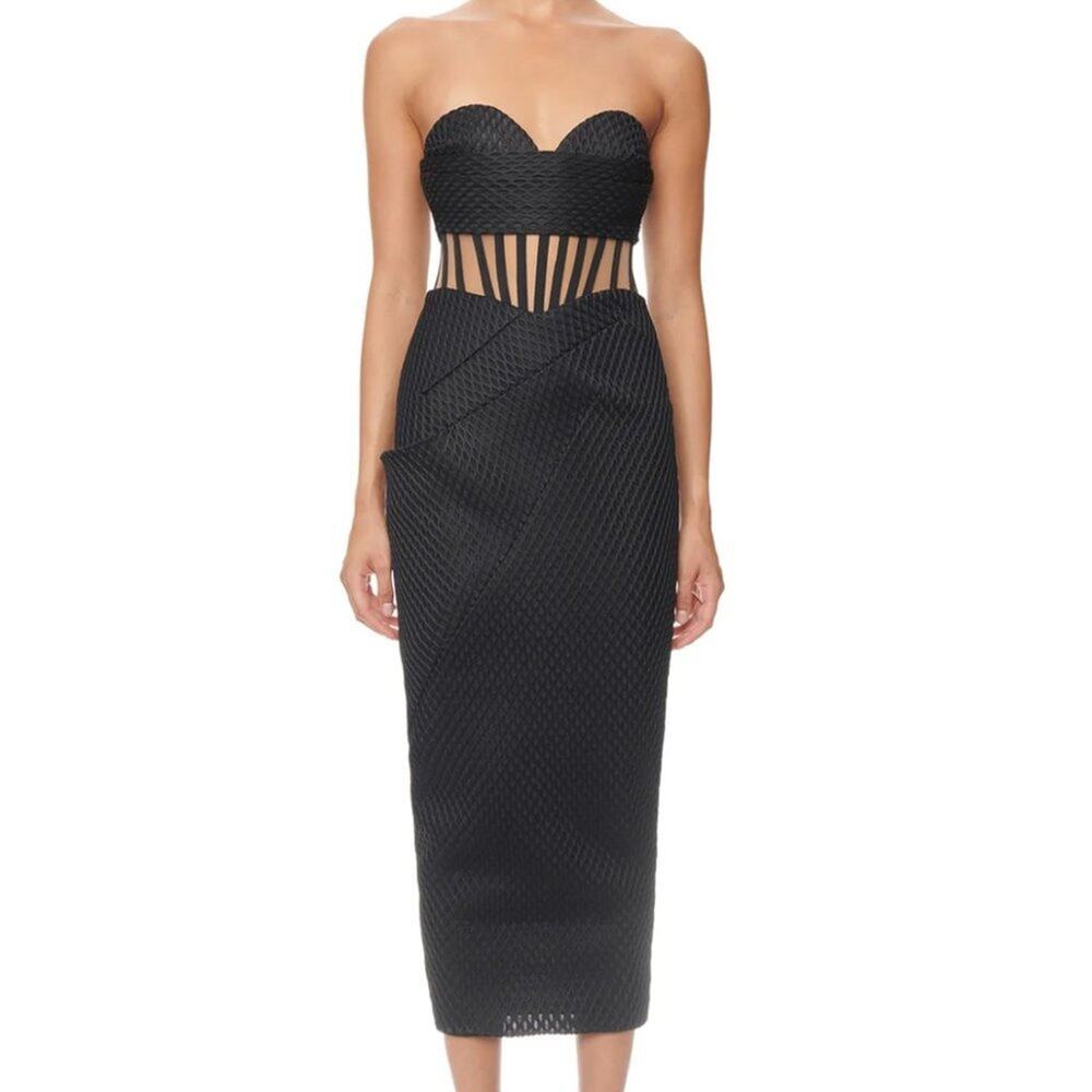 NWT Eliya The Label Zariah Dress Black size XL - Picture 2 of 5